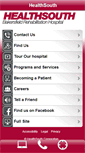 Mobile Screenshot of healthsouthbakersfield.com